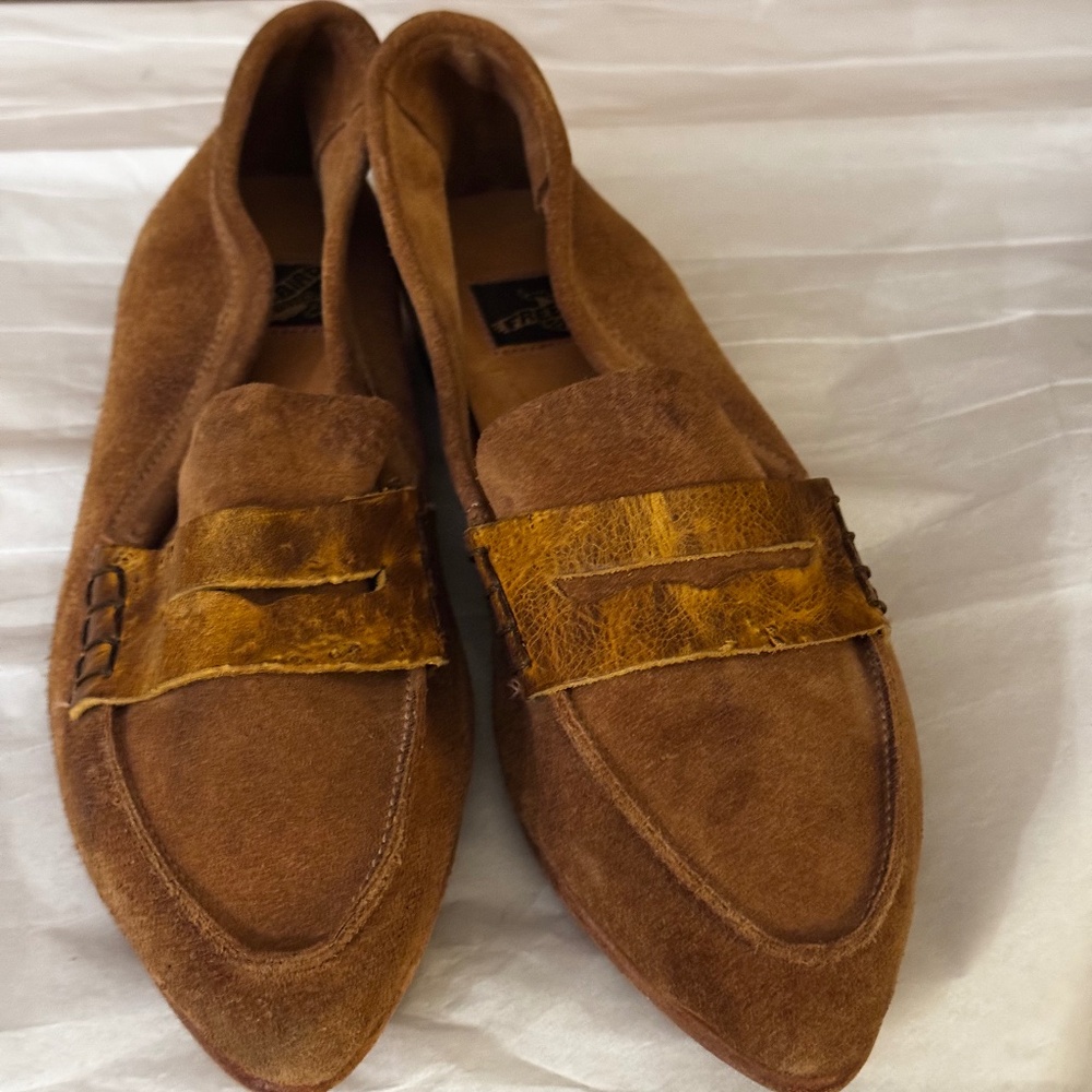 Free Bird leather slip on flats